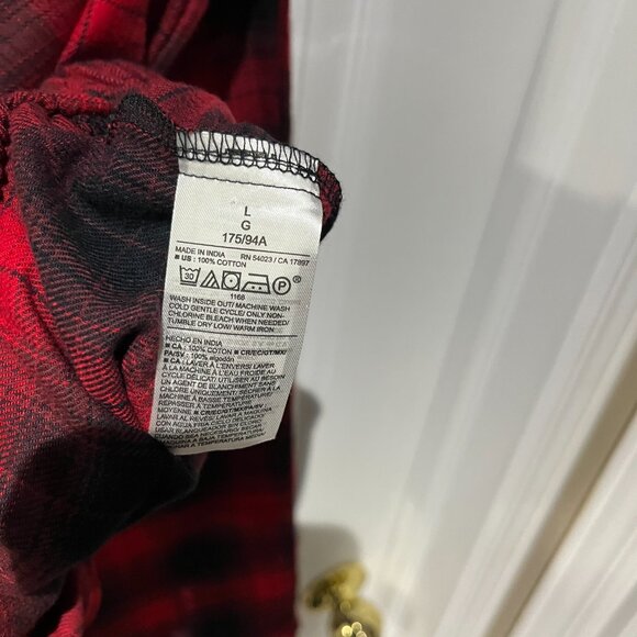 Sz L Men's Flannel Pajama Pants - Picture 5 of 5